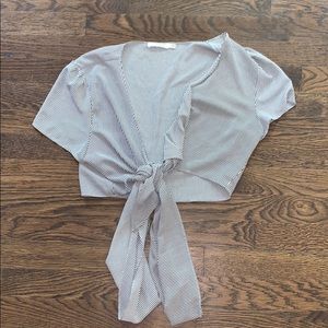 NEVER WORN silky multi-way tie top